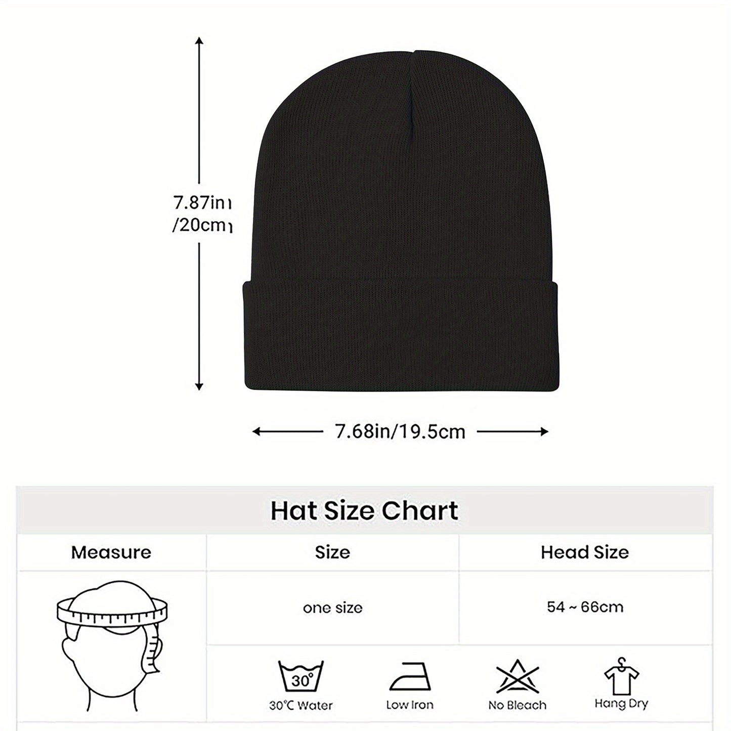 Cute sleeping duck embroidery acrylic knitted hat high elastic warm soft travel essential for men and women